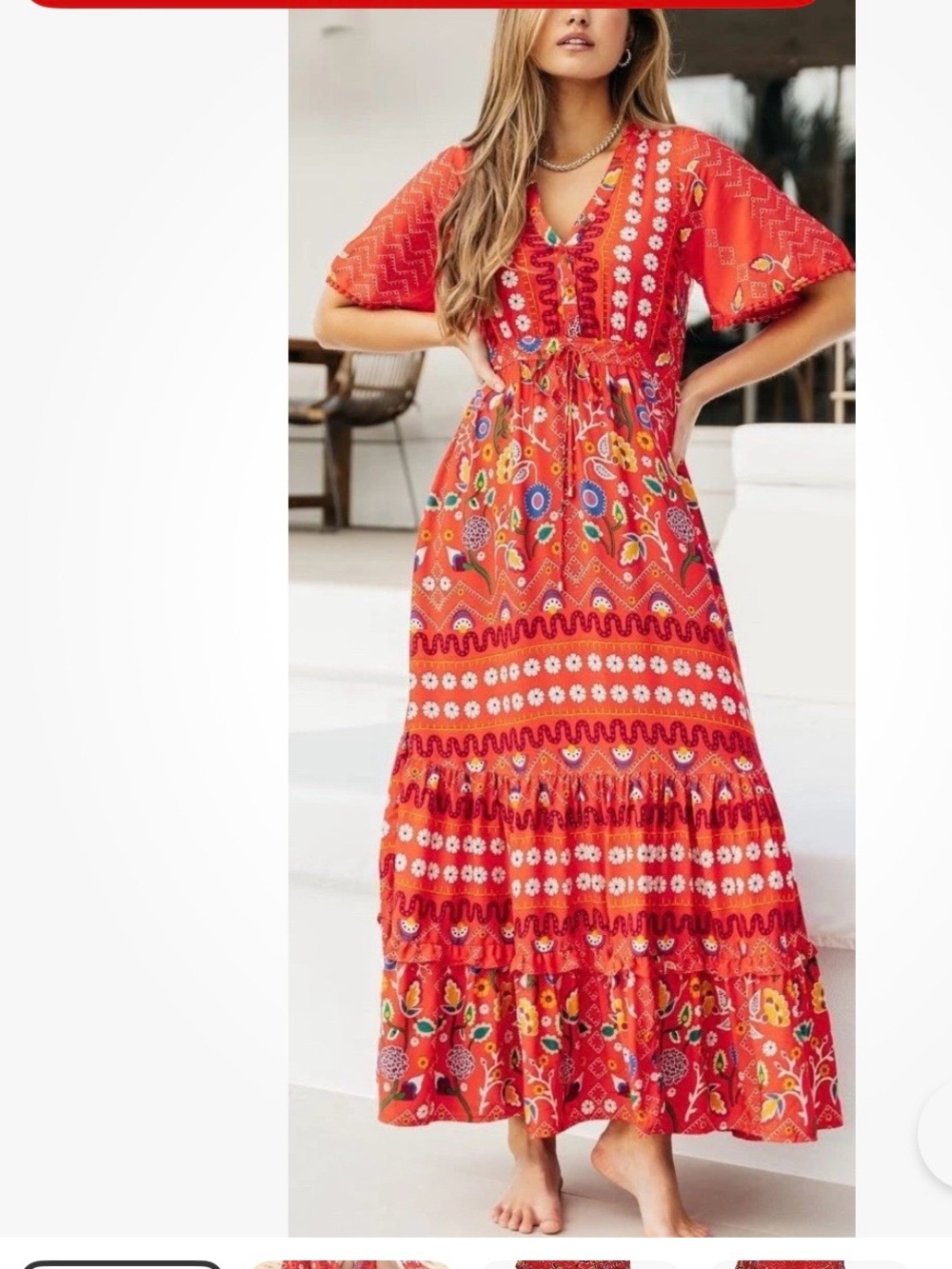 JAASE ANTHROPOLOGIE Maxi Dress Sz M Sweet Escape Ashland Boho Hippie Cottage